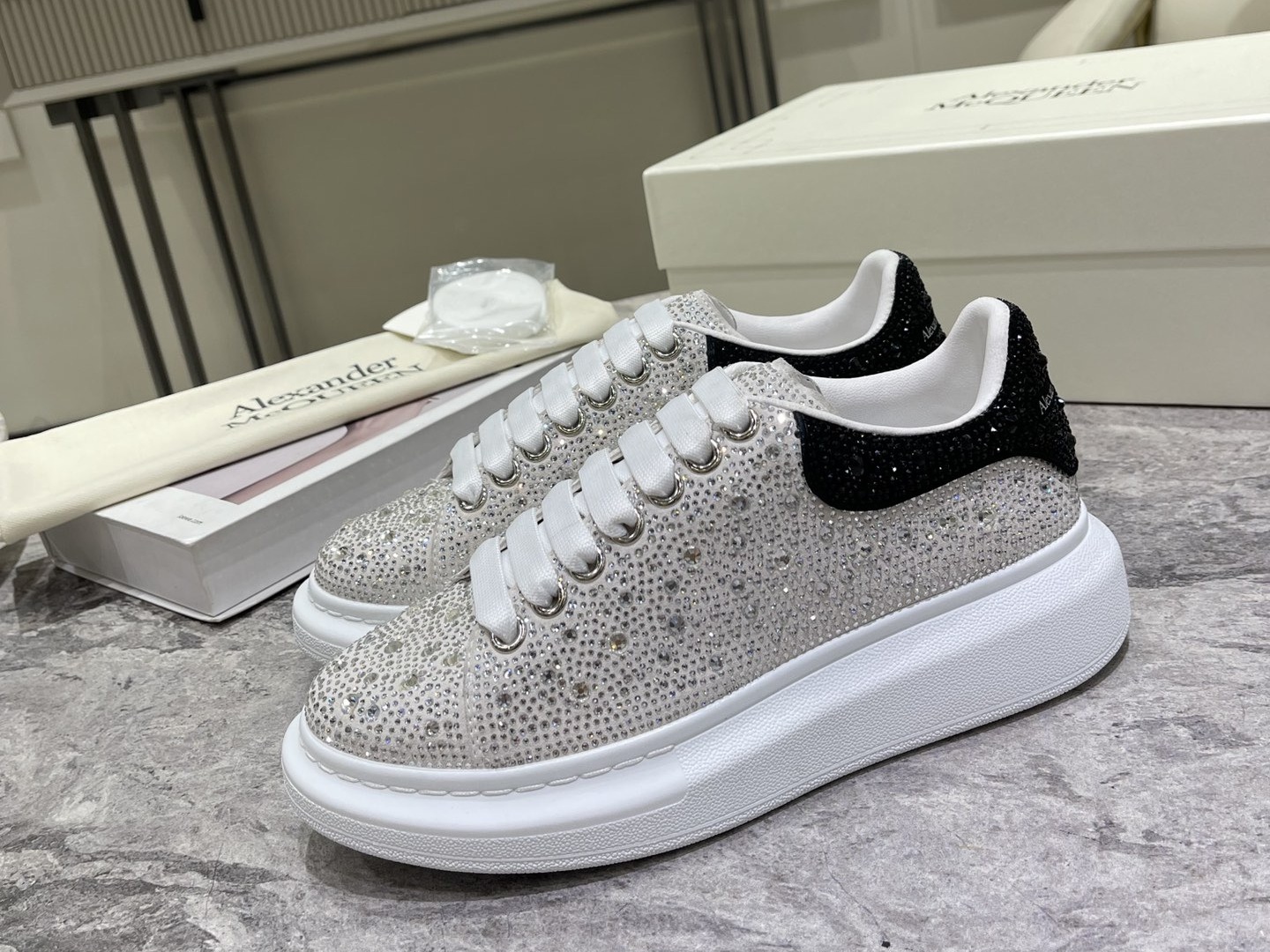 Alexander McQueen MQ Diamonds Shoes