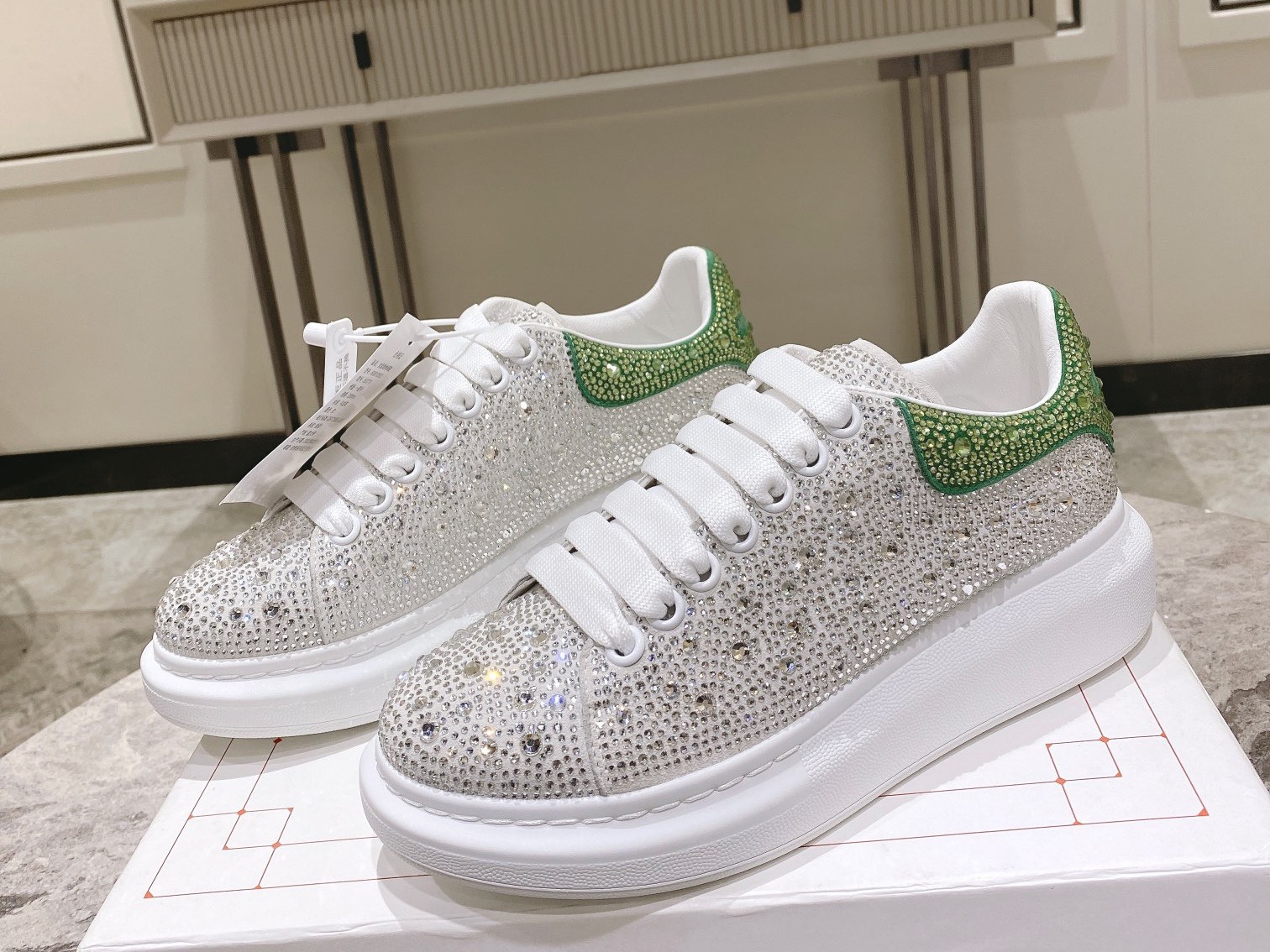 Alexander McQueen MQ Diamonds Shoes