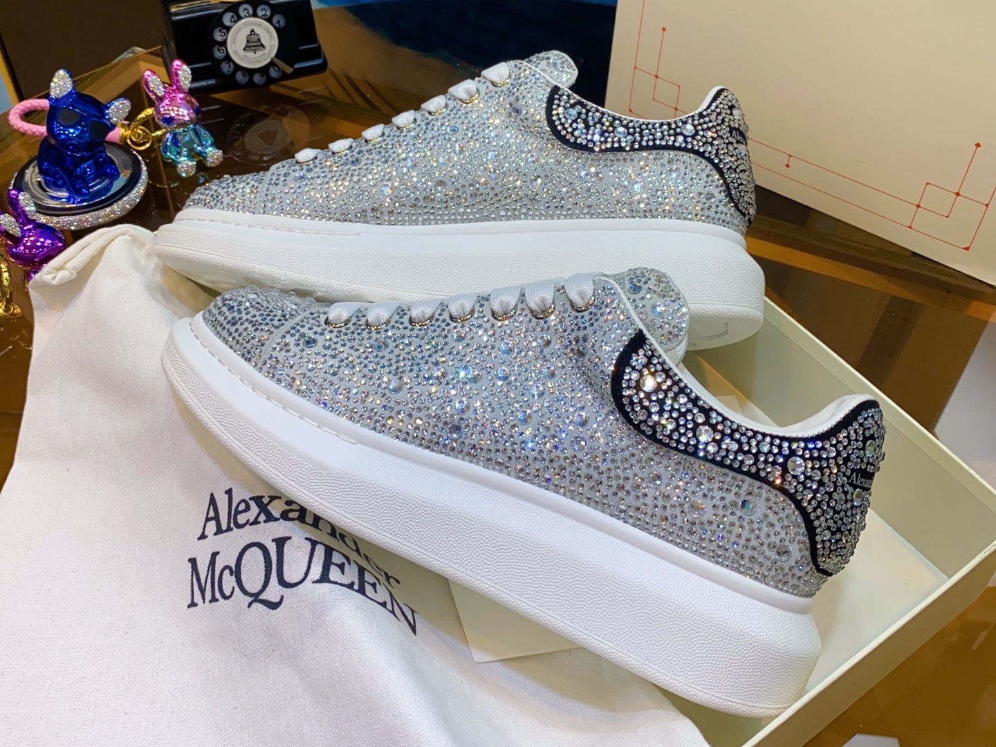 Alexander McQueen MQ Diamonds Shoes