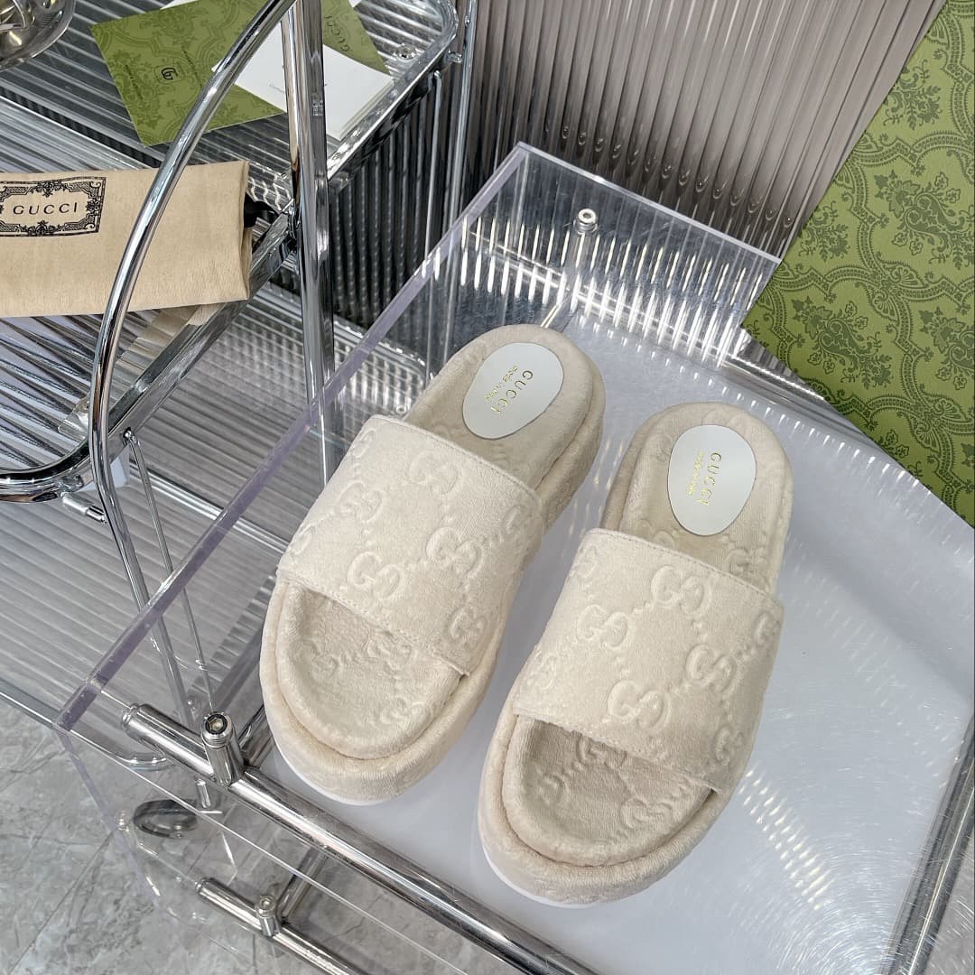 Gucci Slippers Heel High3.0cm