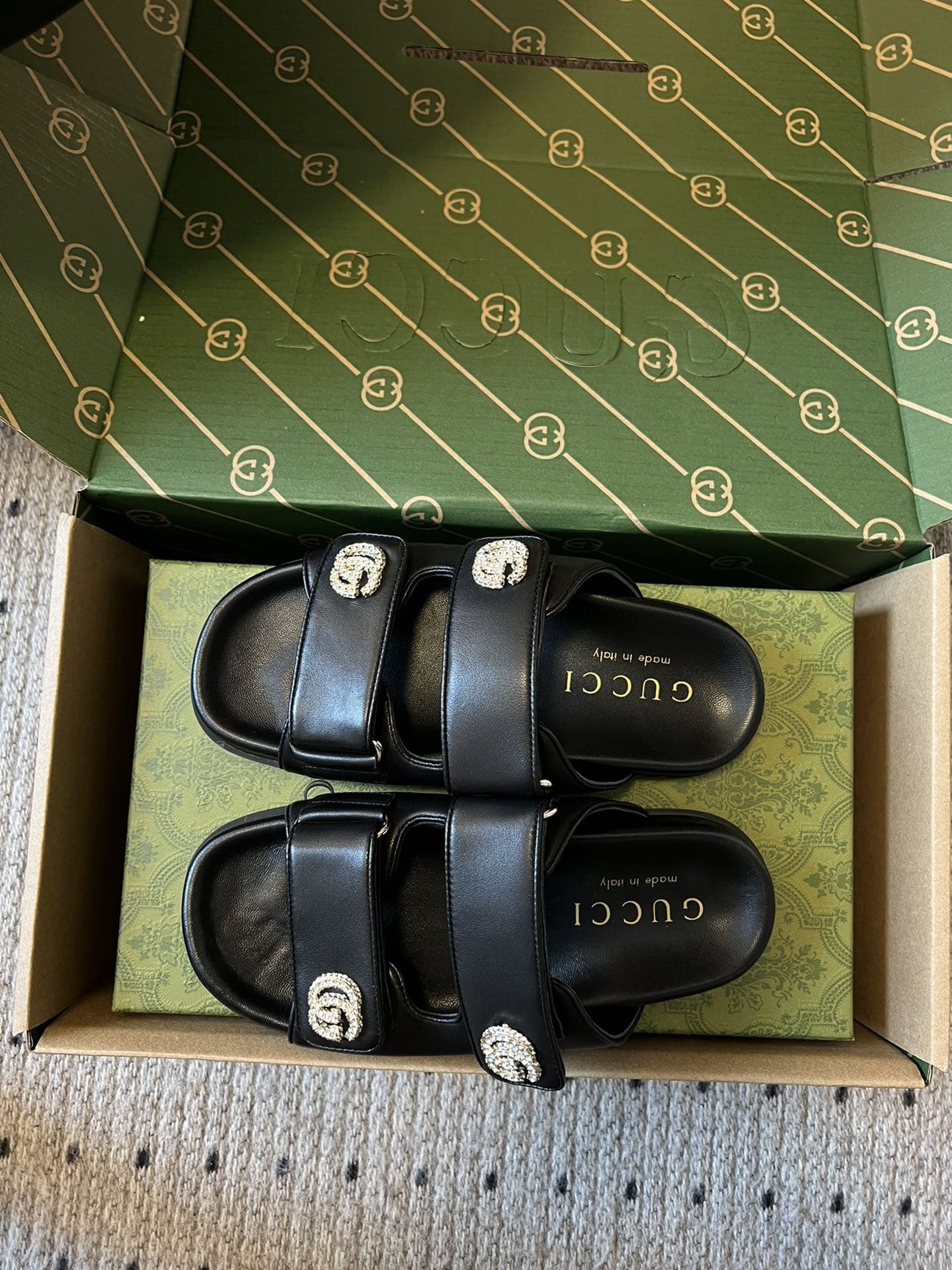 Gucci Slippers Heel High2.0cm