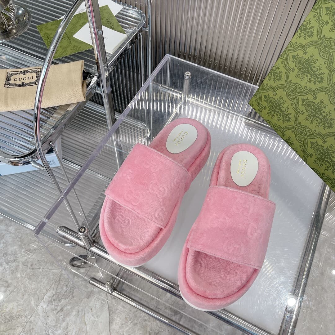 Gucci Slippers Heel High3.0cm