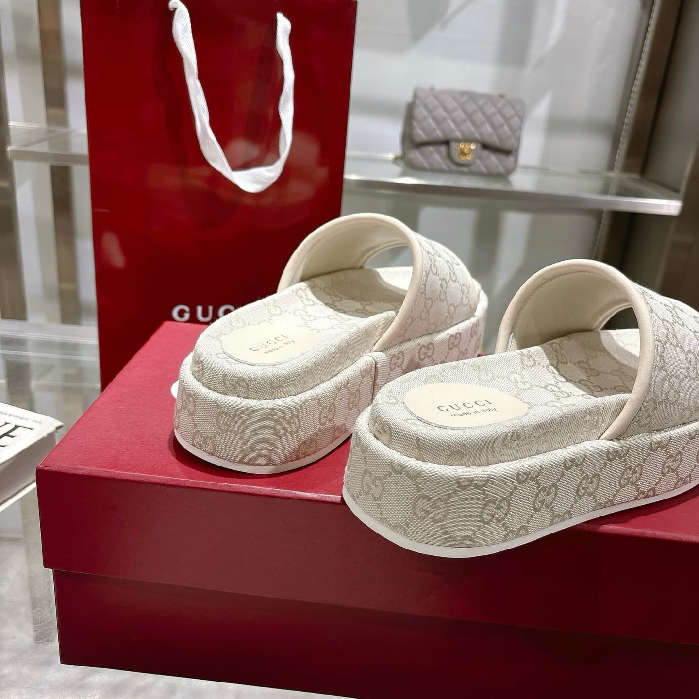 Gucci Slippers Heel High2.0cm