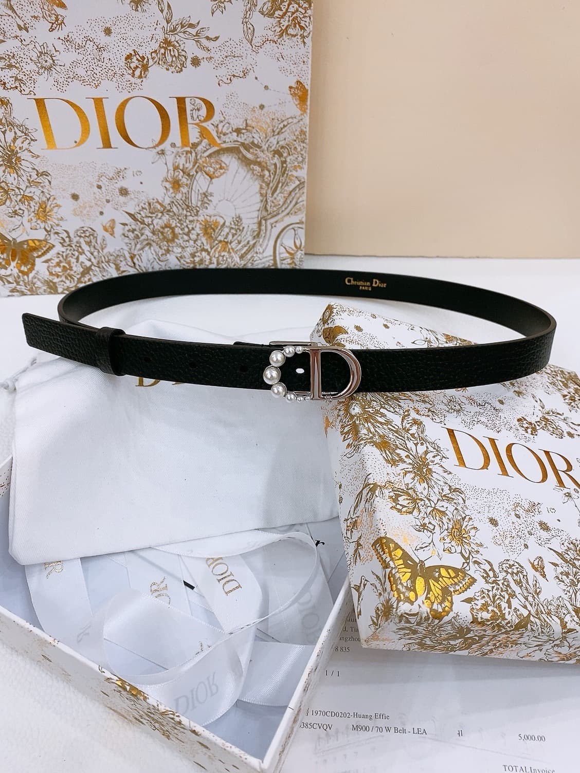 Dior Woman 1.5cm Belt