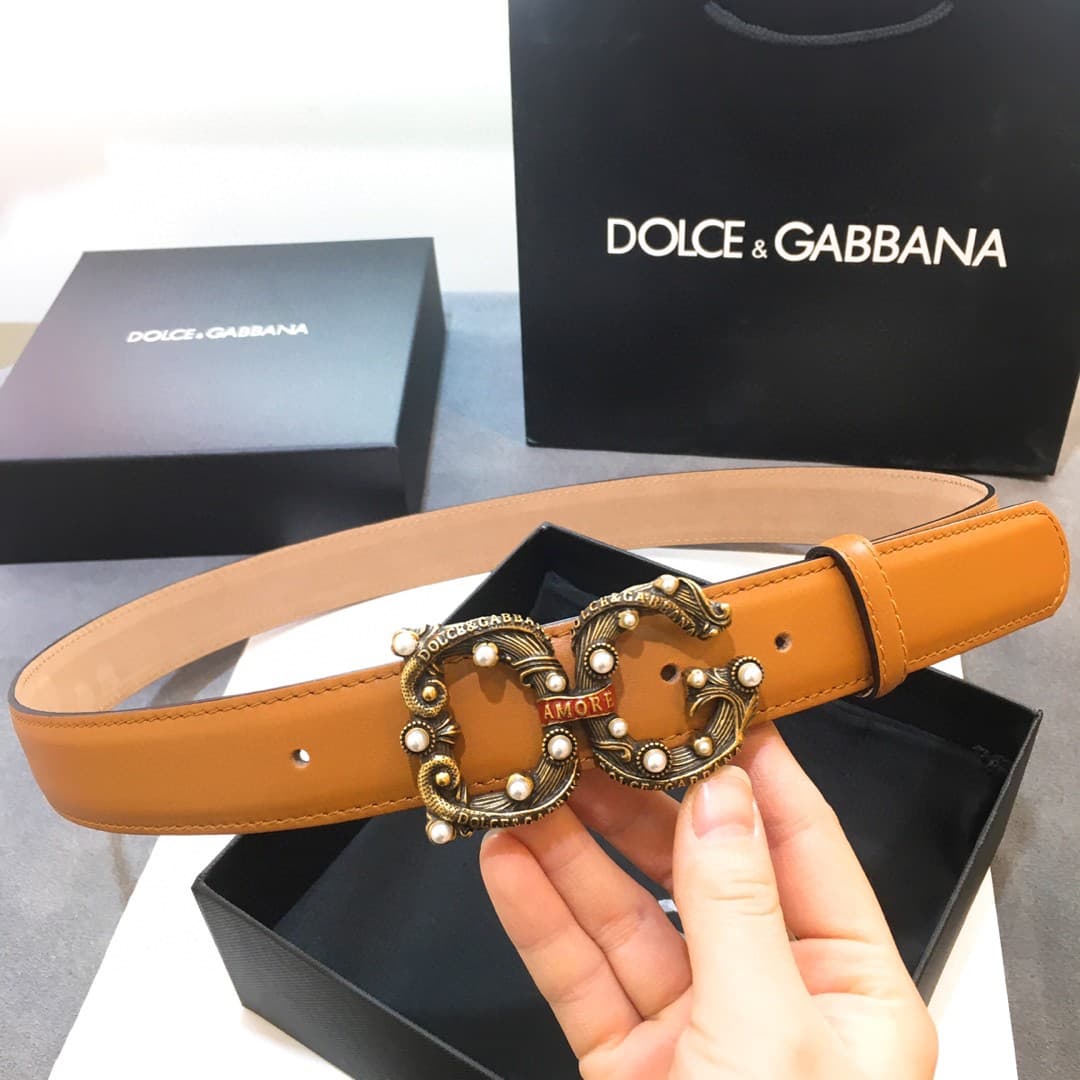 D&G Woman 3.0cm Belt
