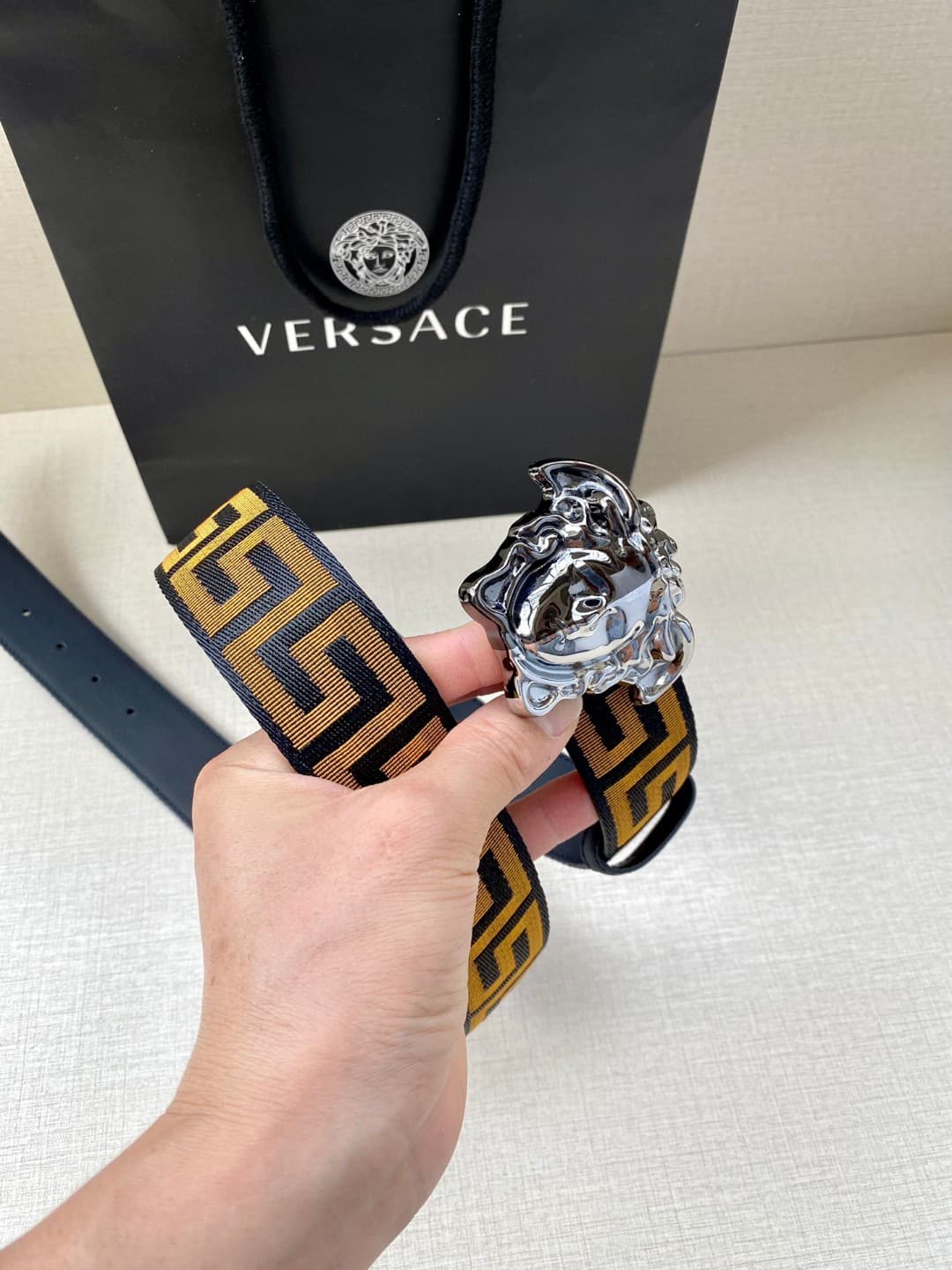 Versace Man 4.0cm Belt