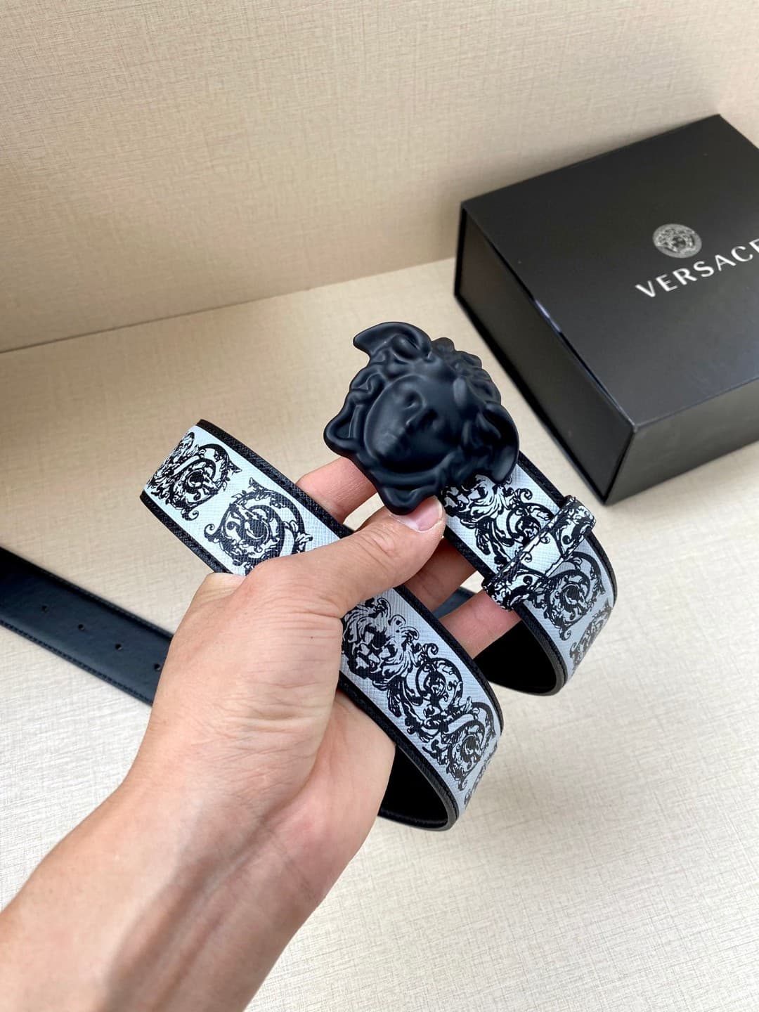 Versace Man 4.0cm Belt