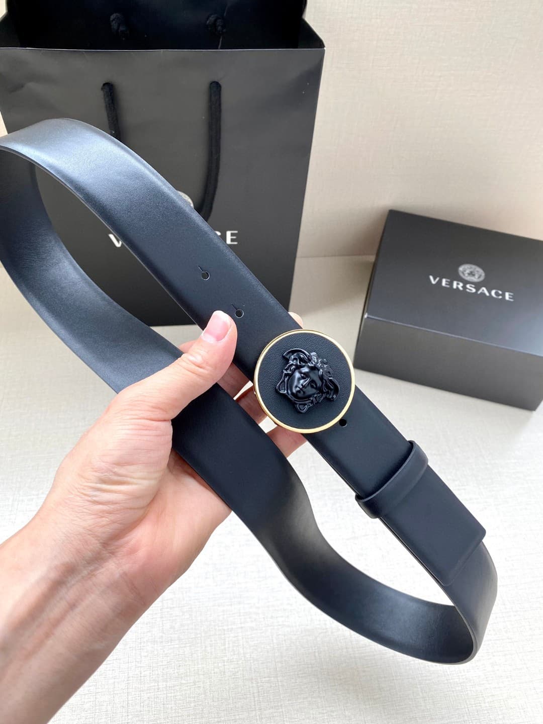 Versace Man 4.0cm Belt