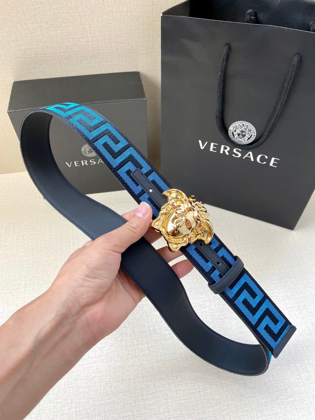 Versace Man 4.0cm Belt
