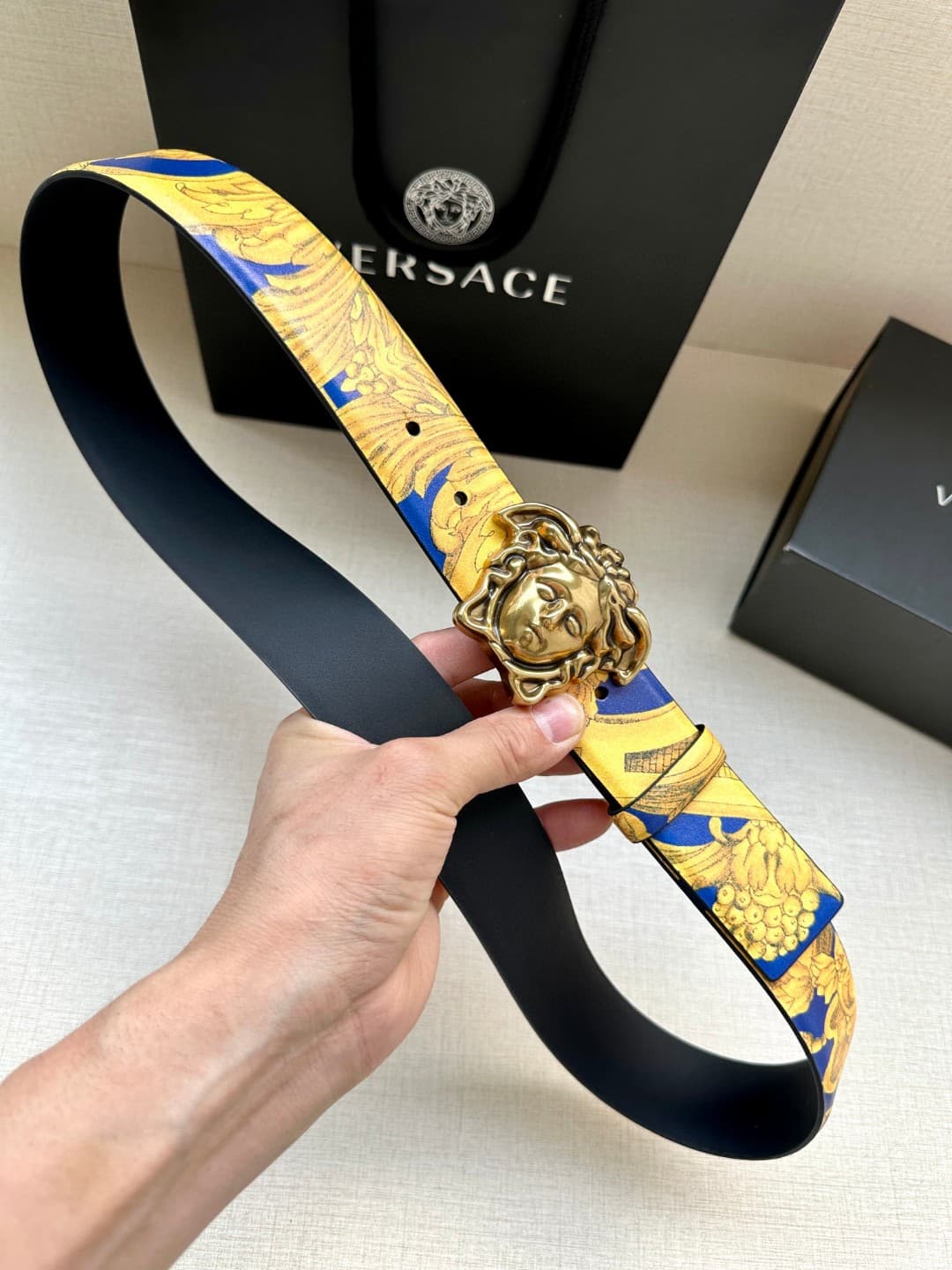 Versace Man 4.0cm Belt