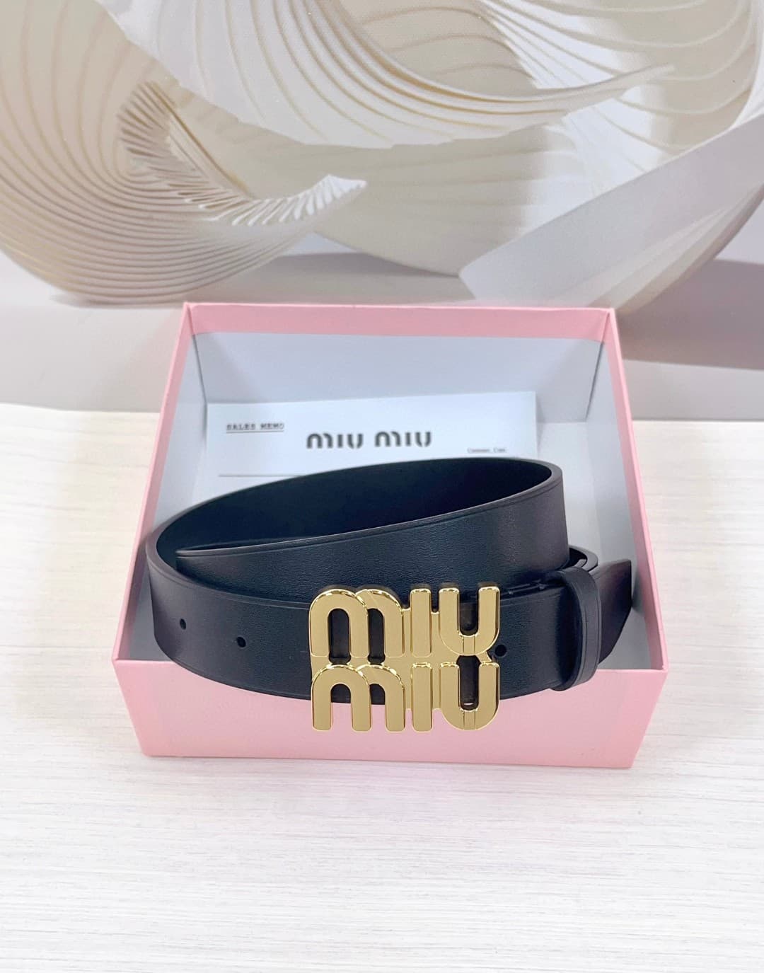 Miumiu Woman 3.0cm Belt