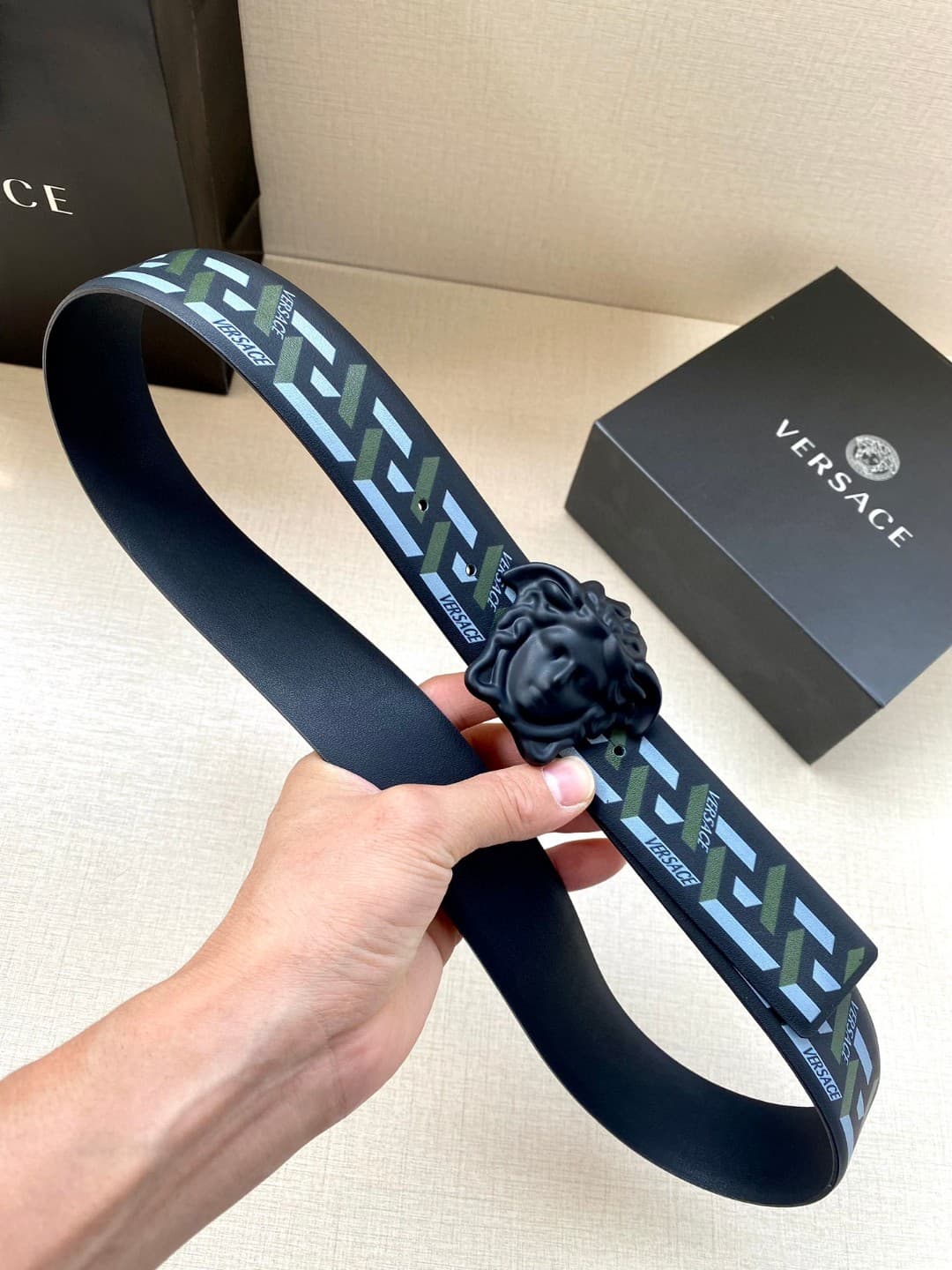Versace Man 4.0cm Belt