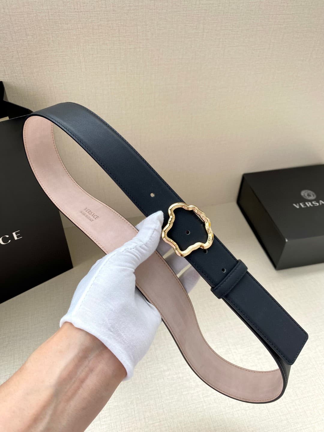 Versace Man 4.0cm Belt