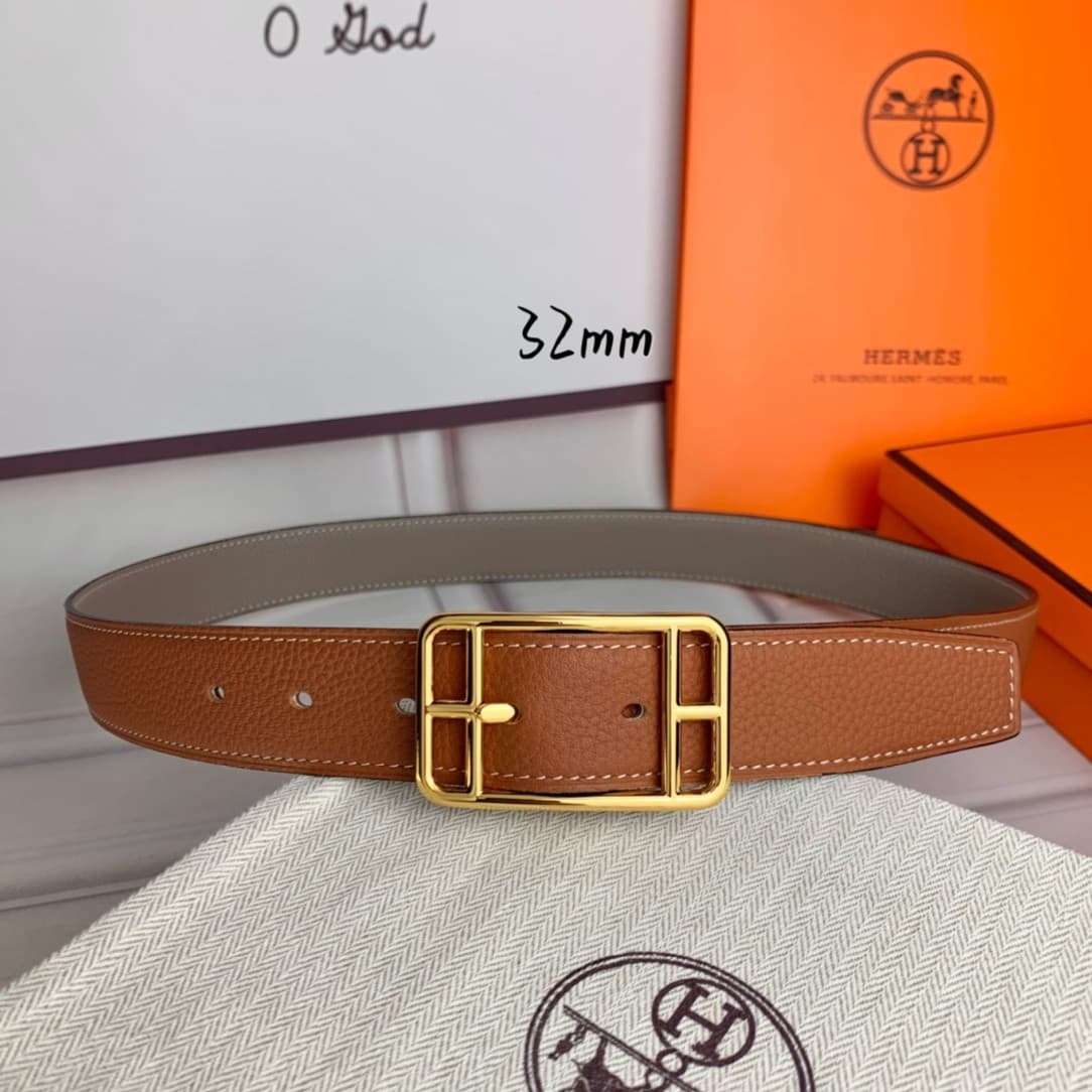 Hermes Man 3.2cm Belt
