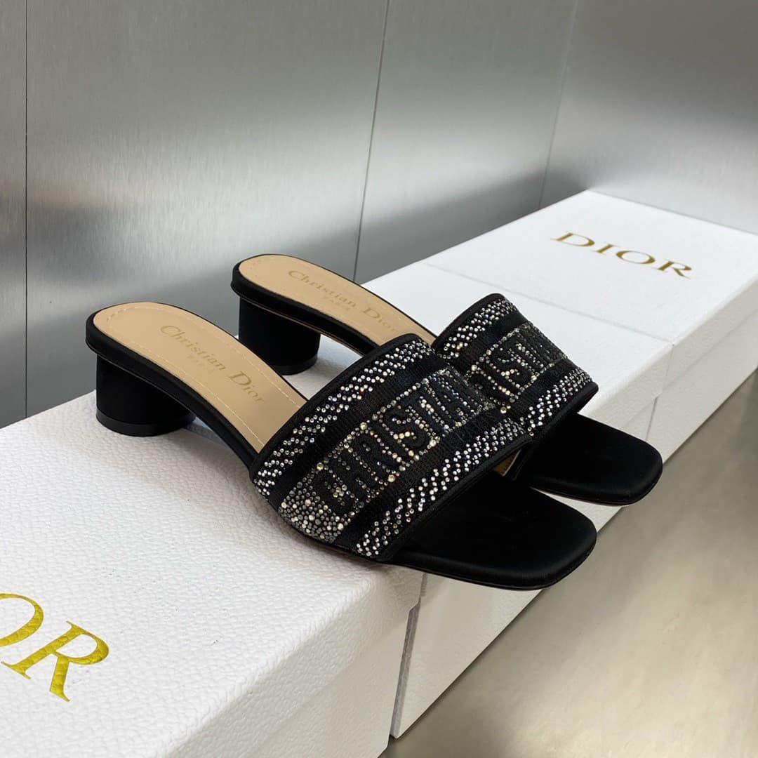 Dior Slippers Heel High4.5cm