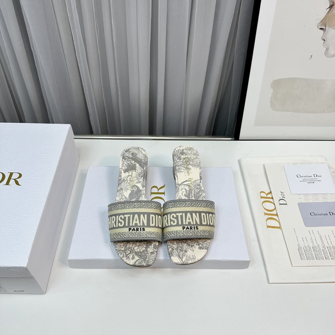 Dior Slippers Heel High4.5cm