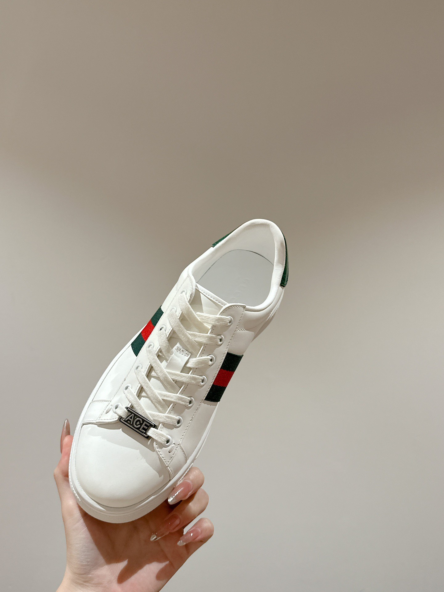 Gucci Ace Couple Shoes Heel High3cm