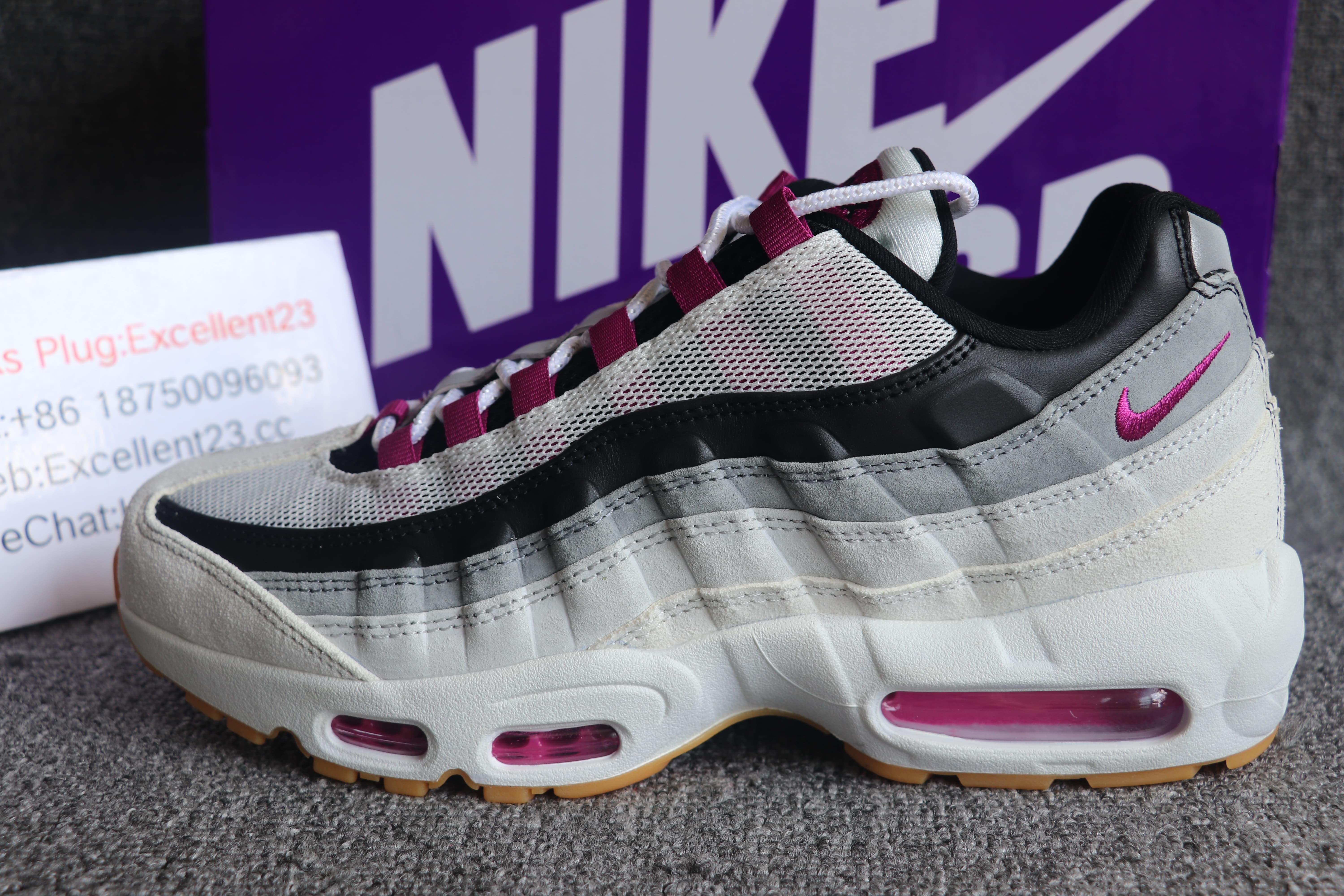 SB DUNK X  Air Max 95 Purple