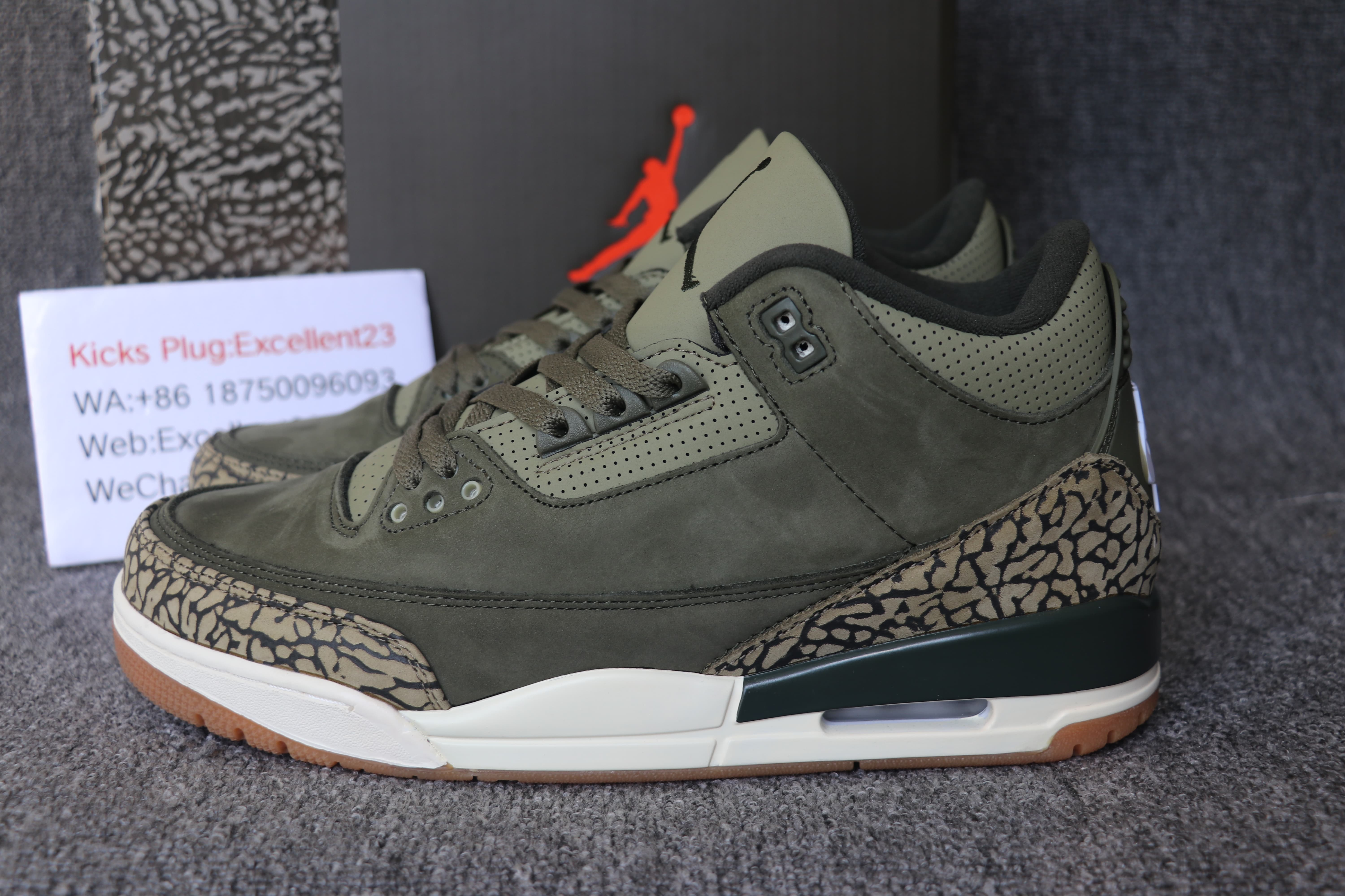 Air Jordan 3 Oliver Green