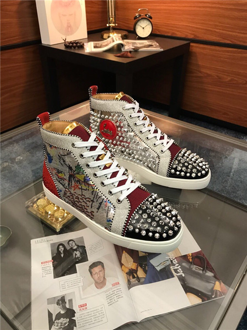 Chirstian Louboutin CL High Rivet Casual Shoes 017