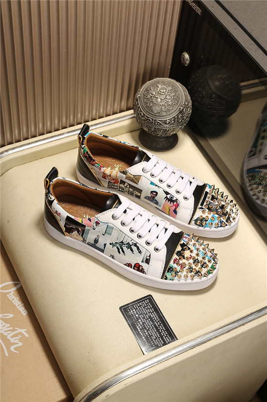 Chirstian Louboutin CL Low Rivet Casual Shoes 054