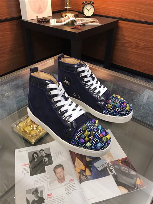 Chirstian Louboutin CL High Rivet Casual Shoes 016