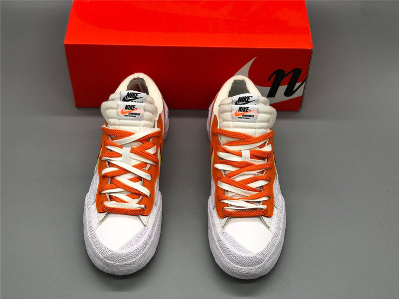 Sacai X Nike Blazer Low White Orange