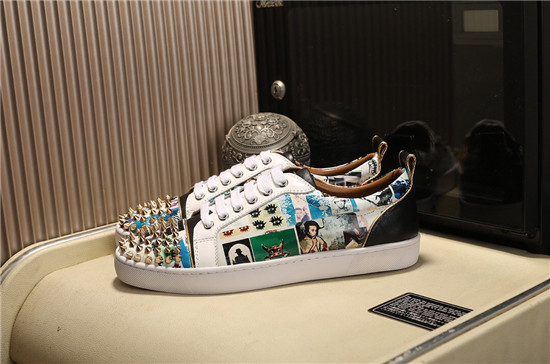 Chirstian Louboutin CL Low Rivet Casual Shoes 054