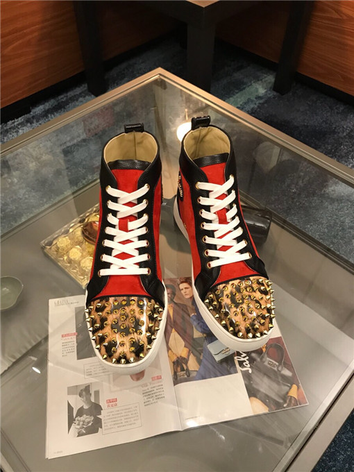 Chirstian Louboutin CL High Rivet Casual Shoes 012