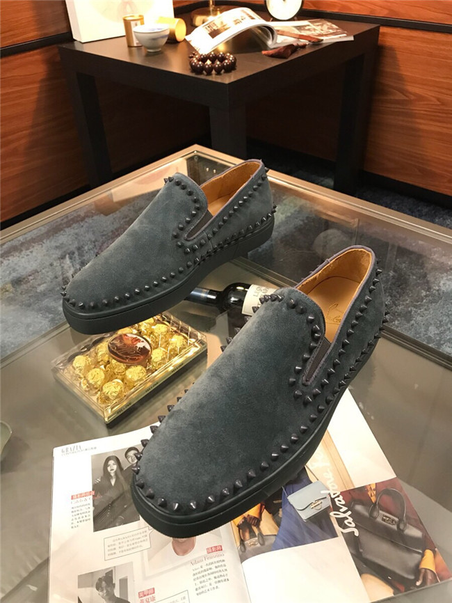 Chirstian Louboutin CL Low Rivet Casual Shoes 008