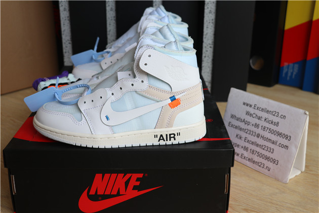 Authentic Off White X Nike Air Jordan 1 White