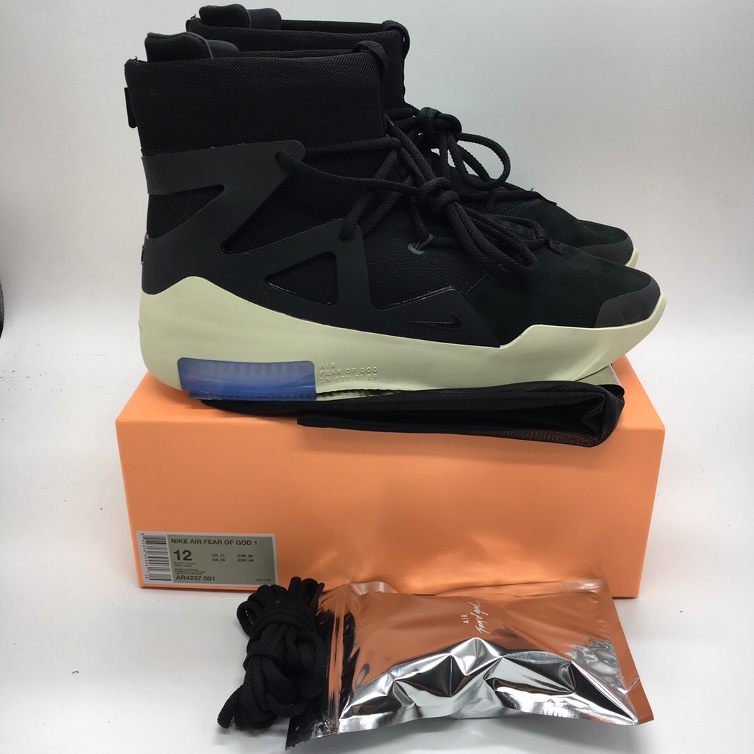 Fear Of God 1 X Nike High Black
