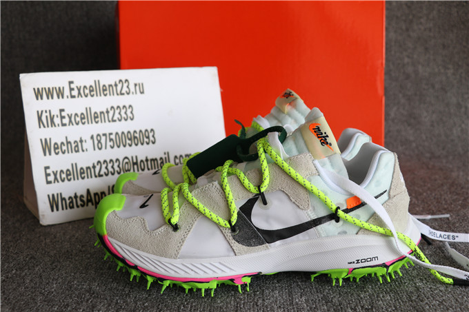Off White x Nike Zoom Terra Kiger 5 Athlete In Progress White