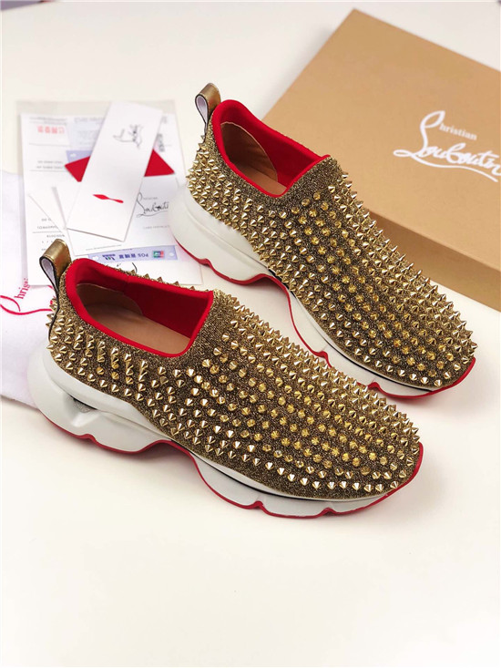 Chirstian Louboutin CL Low Rivet Casual Shoes 044