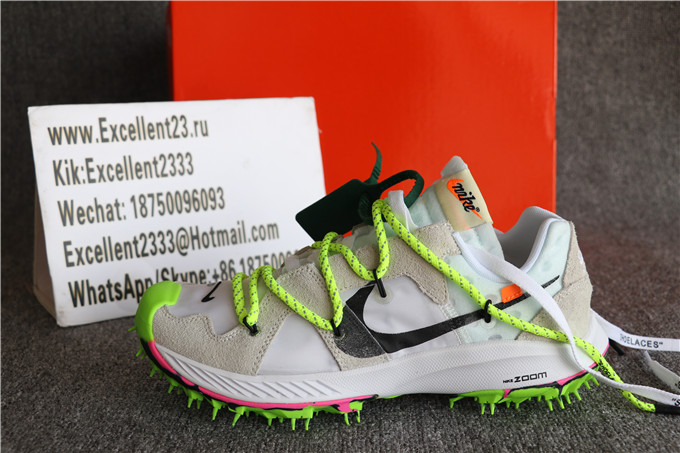 Off White x Nike Zoom Terra Kiger 5 Athlete In Progress White