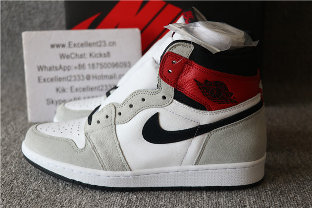 Men Nike Air Jordan 1 Retro Smoke Grey