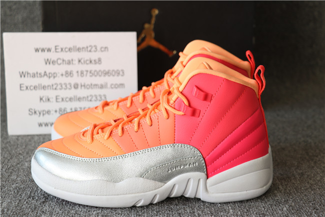 Authentic Nike Air Jordan 12 GS Hot Puch