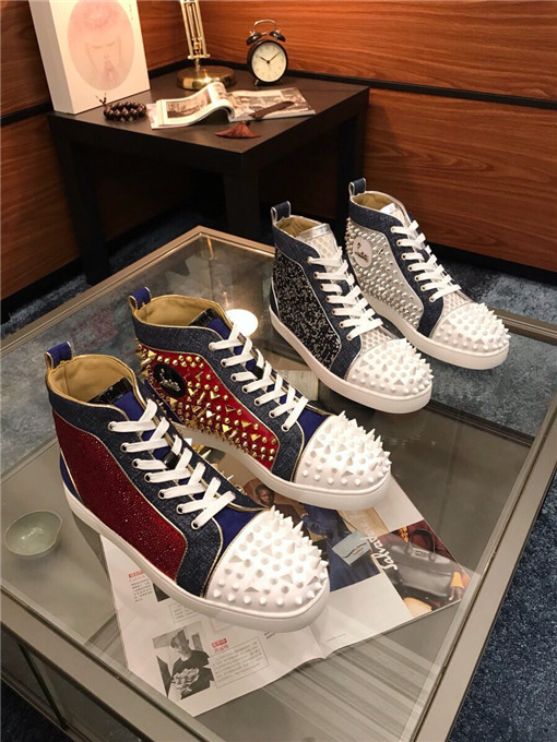 Chirstian Louboutin CL High Rivet Casual Shoes 001