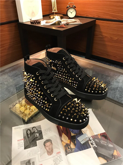 Chirstian Louboutin CL High Rivet Casual Shoes 004