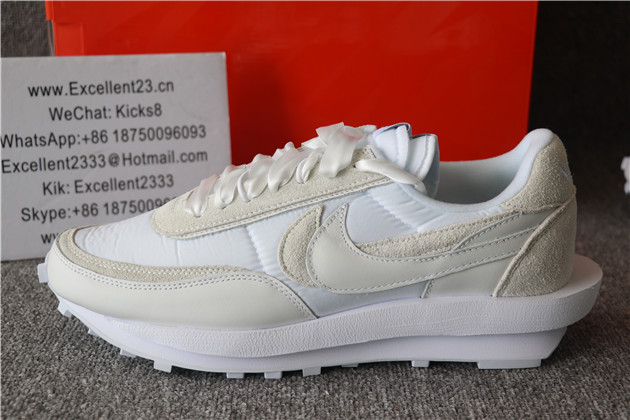 Sacai x Nike LDV Waffle White Nylon