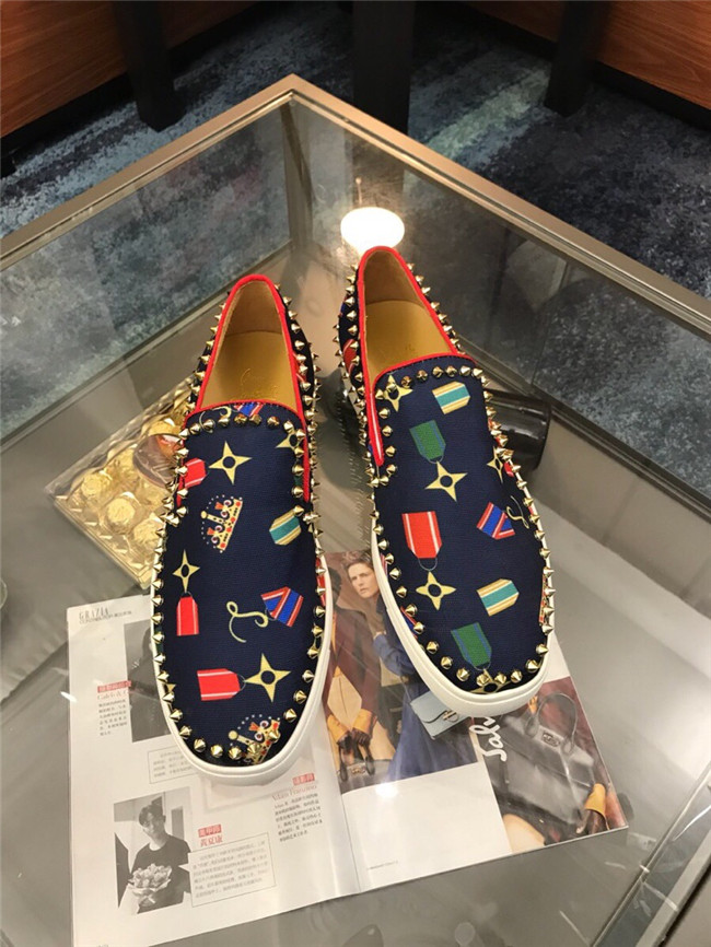 Chirstian Louboutin CL Low Rivet Casual Shoes 004
