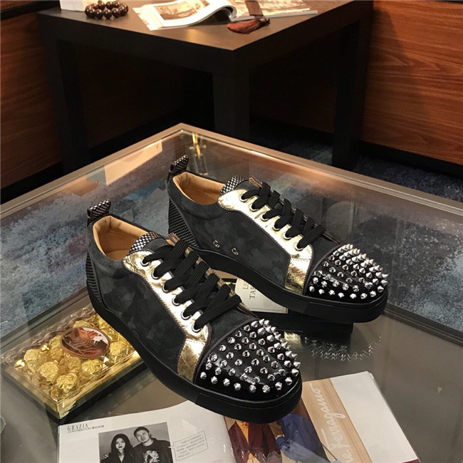 Chirstian Louboutin CL Low Rivet Casual Shoes 002