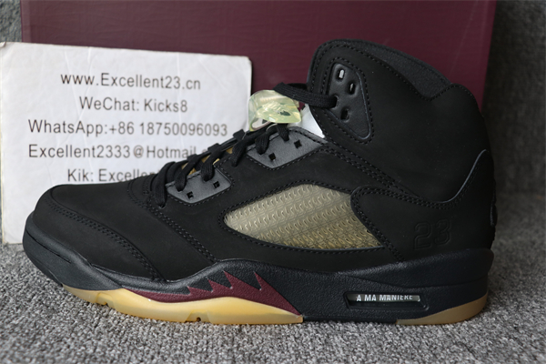 A Ma Maniere x Air Jordan 5 Black
