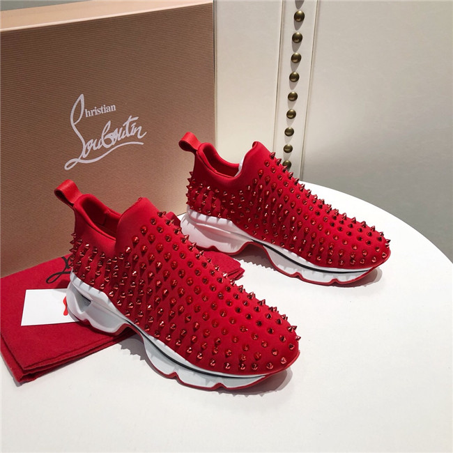 Chirstian Louboutin CL Low Rivet Casual Shoes 016