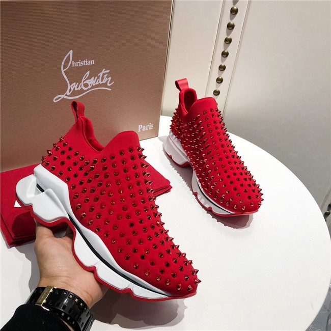 Chirstian Louboutin CL Low Rivet Casual Shoes 016