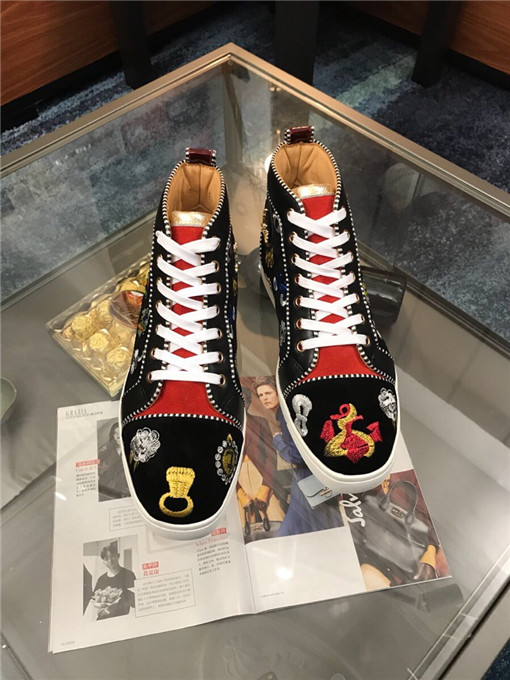 Chirstian Louboutin CL High Rivet Casual Shoes 014