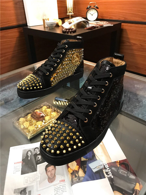 Chirstian Louboutin CL High Rivet Casual Shoes 026