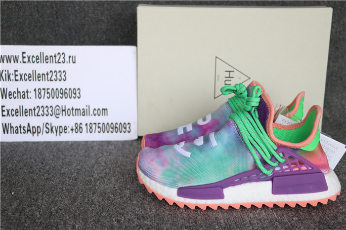 Authentic Adidas NMD Hu Trail Holi Green