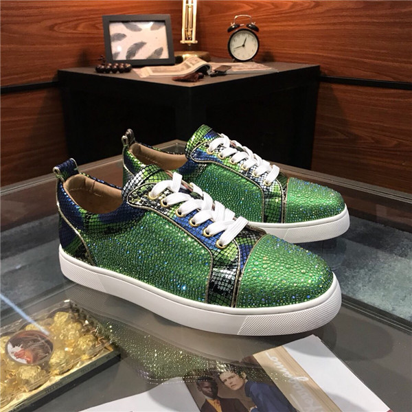 Chirstian Louboutin CL Low Rivet Casual Shoes 027