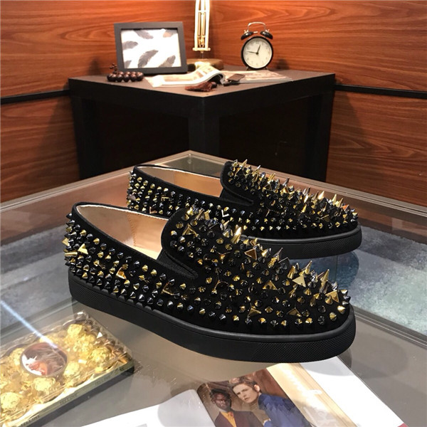 Chirstian Louboutin CL Low Rivet Casual Shoes 020